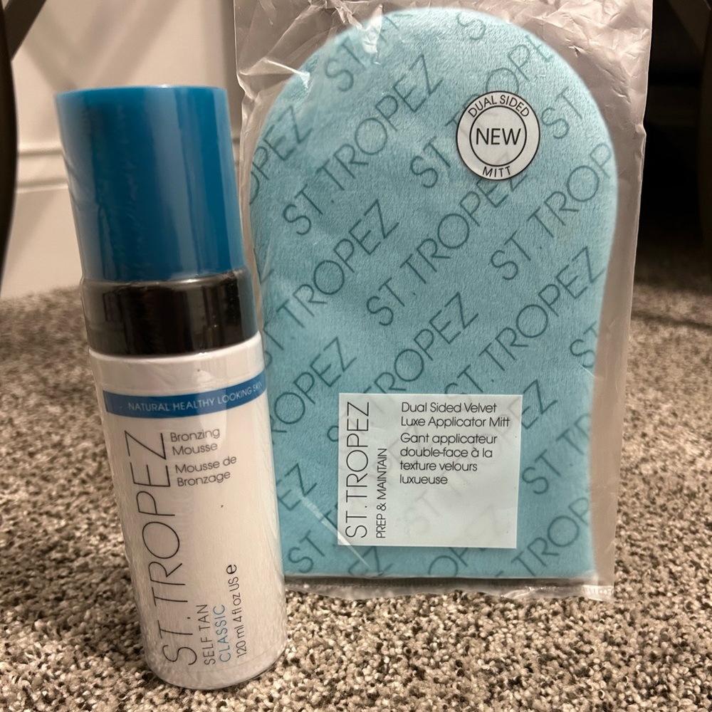 St Tropez Bronzing Mousse and Mitt